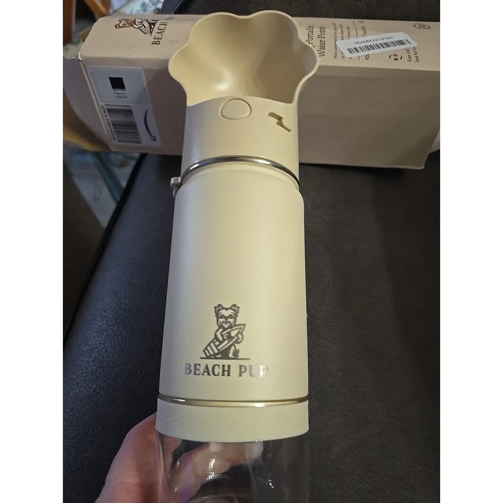 Beach Pup Travel Dog Water Bottle (10 OZ)  New In‎ Box